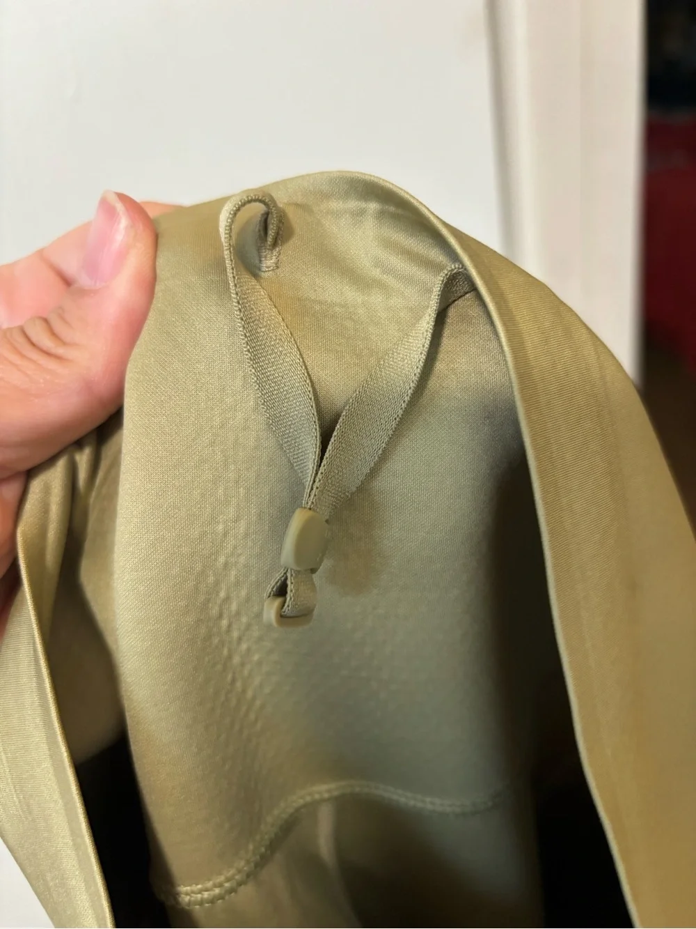 Nike Go Running Firm Support High Waisted Olive Green Leggings Pockets Size L